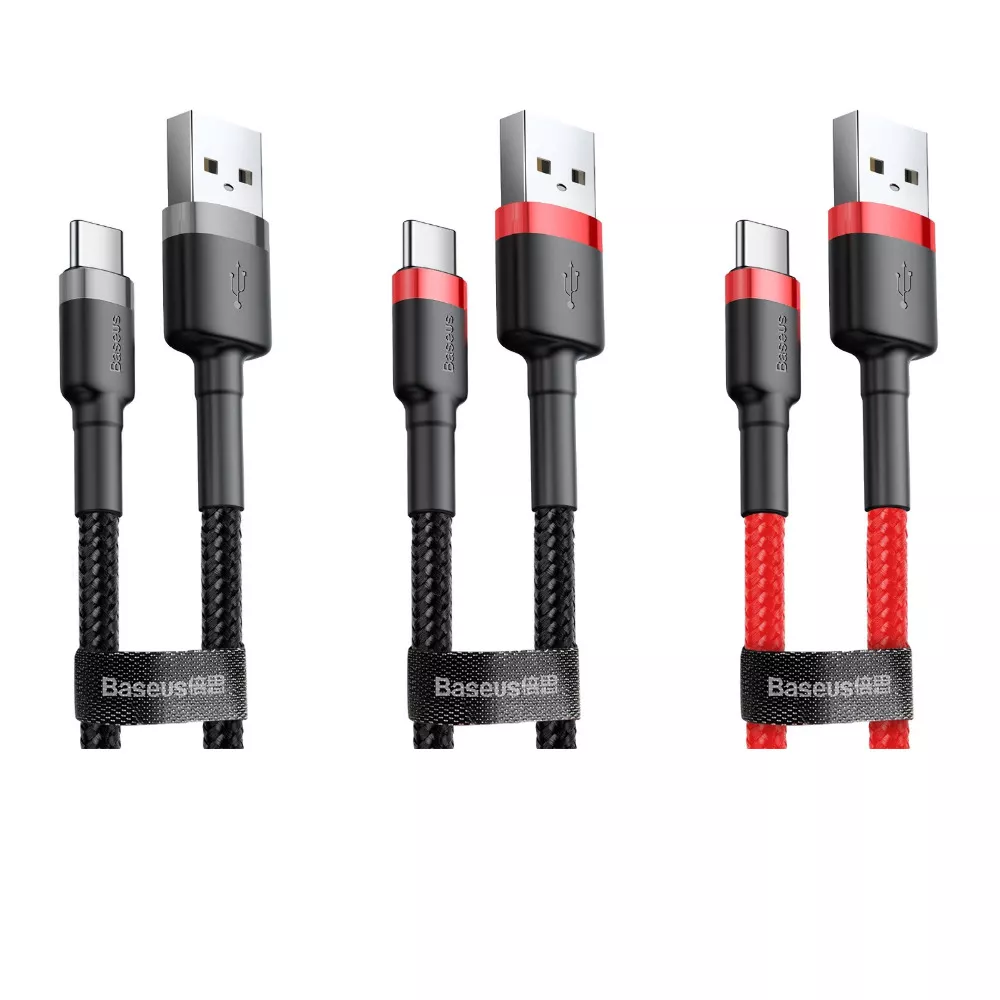 Кабель Baseus Cafule Type-C Cable 2A (3m) — Придбати в Україні