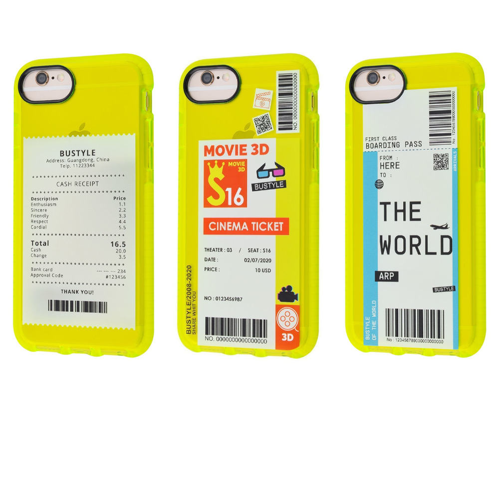 Чехол Acid Yellow case (TPU) iPhone 6/6s