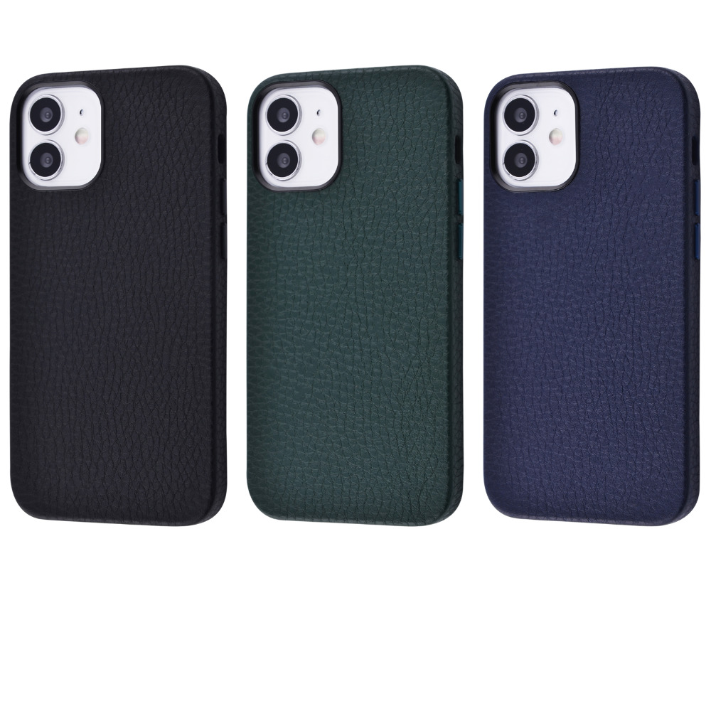 Чехол Genuine Leather Case Grainy Series iPhone 12 mini