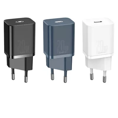 МЗП Baseus Super Silicone Quick Charger Charger 20W (Type-C) — Придбати в Україні