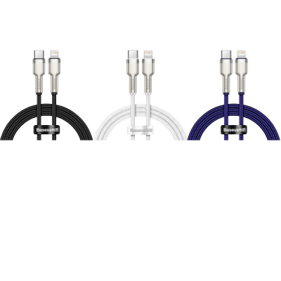 Кабель Baseus Cafule Metal Type-C to Lightning PD 20W (1m) — Придбати в Україні