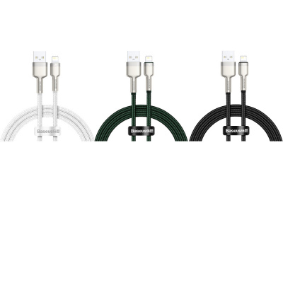 Купить Кабель Baseus Cafule Metal Lightning 2.4A (1m) 31092 - Ncase