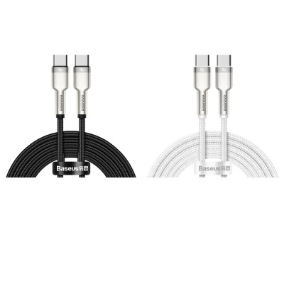 Кабель Baseus Cafule Metal Type-C to Type-C 100W (2m) — Придбати в Україні