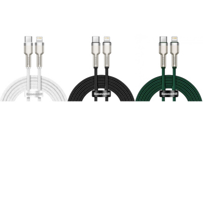 Купить Кабель Baseus Cafule Metal Type-C to Lightning PD 20W (2m) 31104 - Ncase