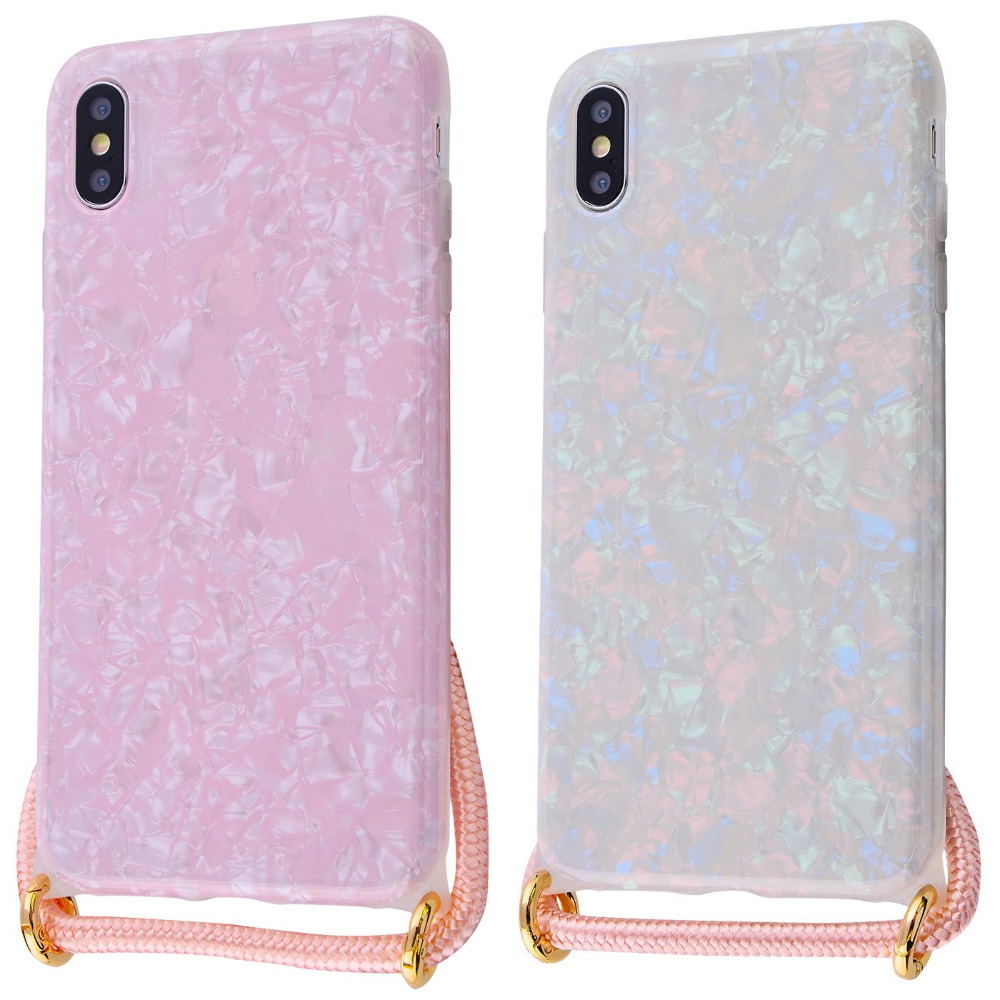 Чехол Confetti Jelly Case with Cord (TPU) iPhone Xs Max