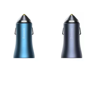 АЗП Baseus Golden Contactor Pro 40W USB + Type-C + Cable Type-C to Lightning (1m) — Придбати в Україні