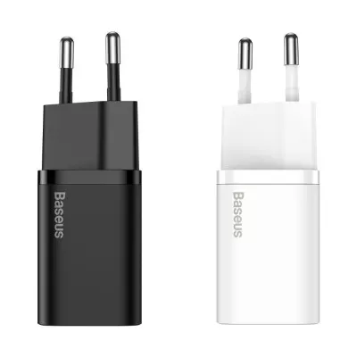 МЗП Baseus Super Silicone Quick Charger 25W (Type-C) + Кабель Type-C to Type-C 3A (1m) — Придбати в Україні