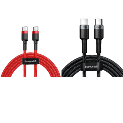 Кабель Baseus Cafule Flash Charging Type-C to Type-C PD 2.0 100W (2m) — Придбати в Україні