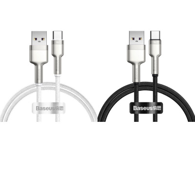 Кабель Baseus Cafule Metal Data Type-C 66W (1m) — Придбати в Україні