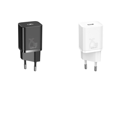 МЗП Baseus Super Silicone Quick Charge Charger 25W (Type-C) — Придбати в Україні