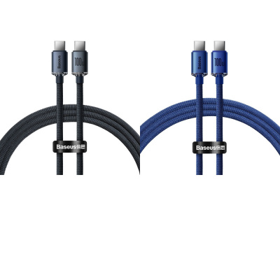 Купить Кабель Baseus Crystal Shine Series Fast Charging Type-C to Type-C 100W (1.2m) 35107 - Ncase