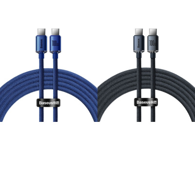 Купить Кабель Baseus Crystal Shine Series Type-C to Type-C 100W (2m) 35108 - Ncase