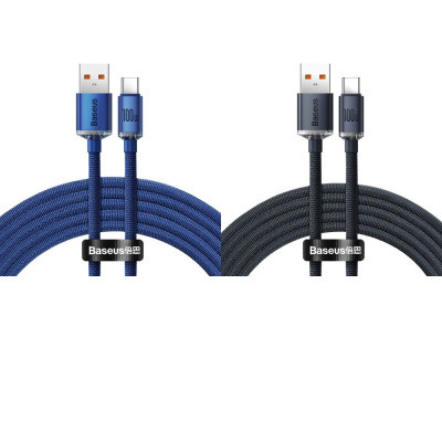 Купить Кабель Baseus Crystal Shine Series Fast Charging Type-C 100W (2m) 35105 - Ncase