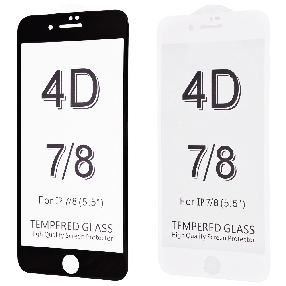 Protective glass FULL SCREEN 4D 360 iPhone 7 Plus/8 Plus without packaging
