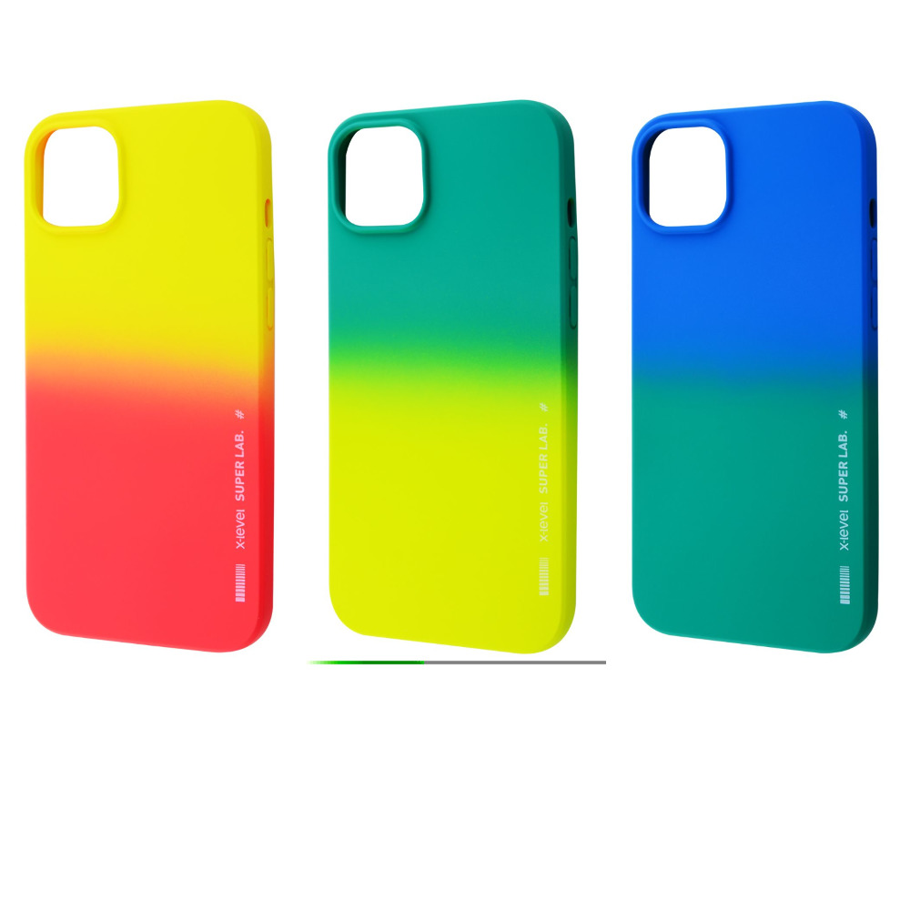 Чехол X-Level Rainbow (TPU) iPhone 14 Plus/15 Plus