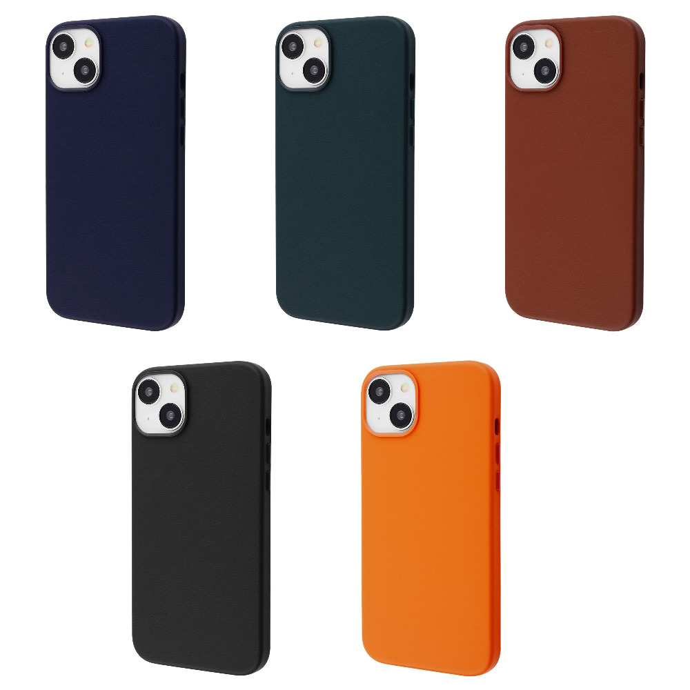 Чохол WAVE Premium Leather Edition Case with Magnetic Ring iPhone 14 Plus/15 Plus — Придбати в Україні