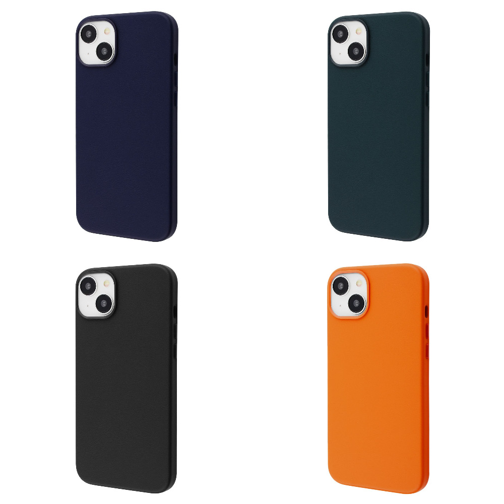 Чехол WAVE Premium Leather Edition Case with Magnetic Ring iPhone 14 Plus/15 Plus