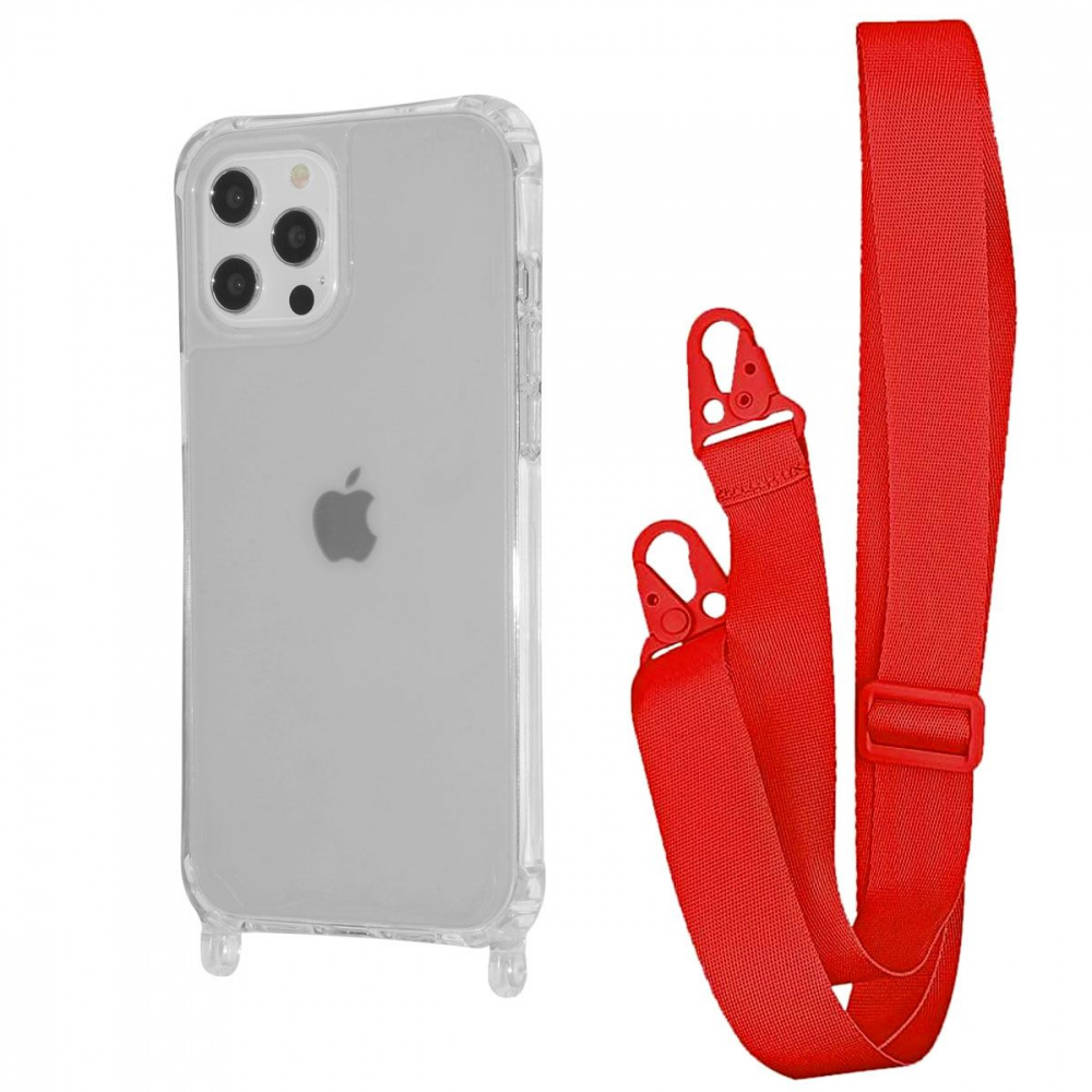 Чехол WAVE Clear Case with Strap iPhone 12 Pro Max - фото 7