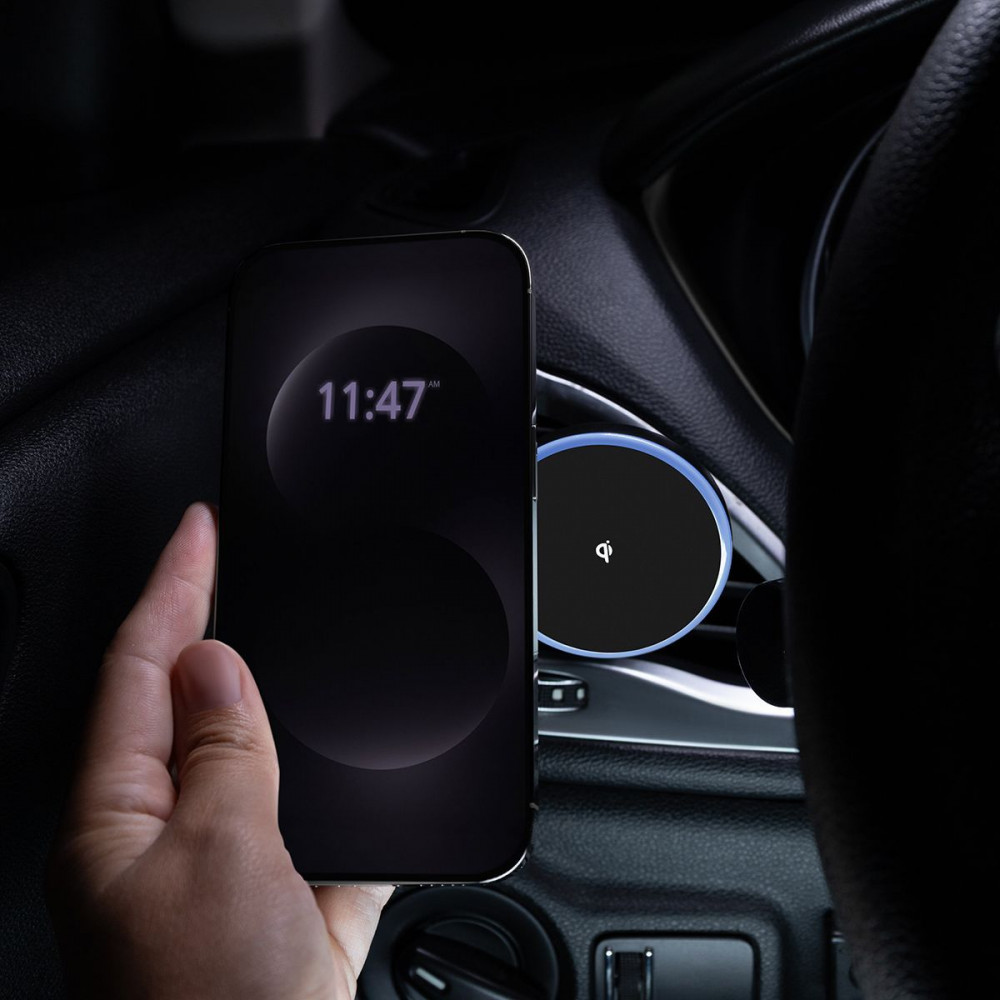 Автомобільний тримач з Бездротовим ЗП Proove UNO 15W black на малюнкі №3