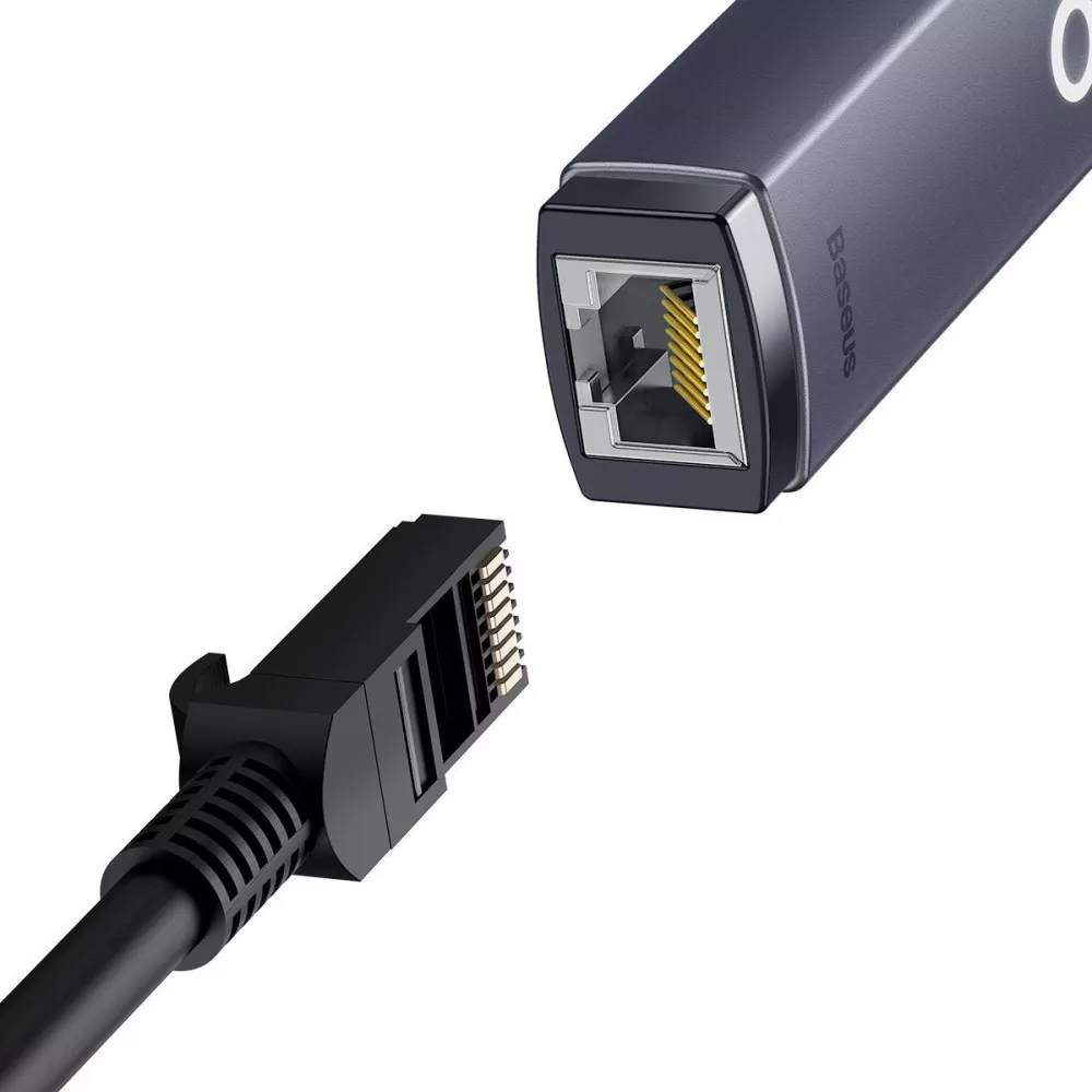 Перехідник Baseus Lite Series Ethernet 100Mbps (Type-C to RJ45) — Придбати в Україні - фото 3