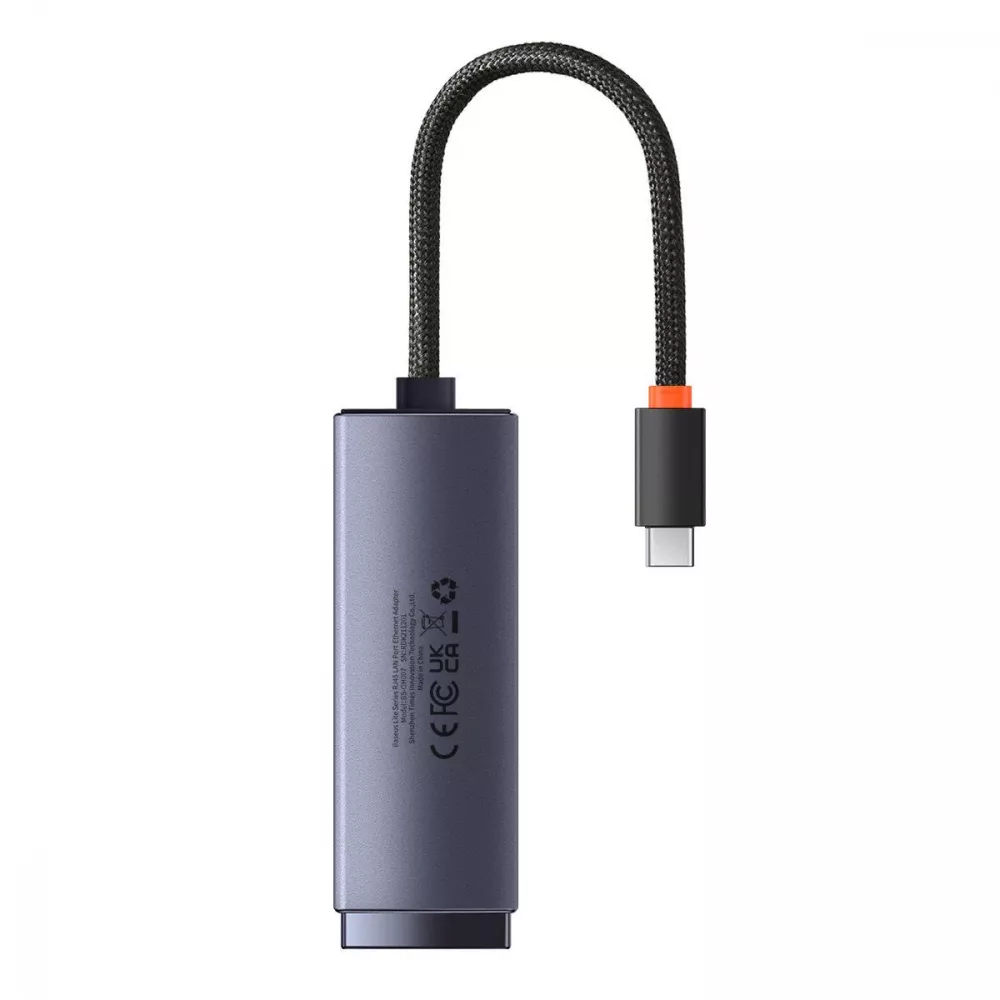 Перехідник Baseus Lite Series Ethernet 100Mbps (Type-C to RJ45) — Придбати в Україні - фото 4