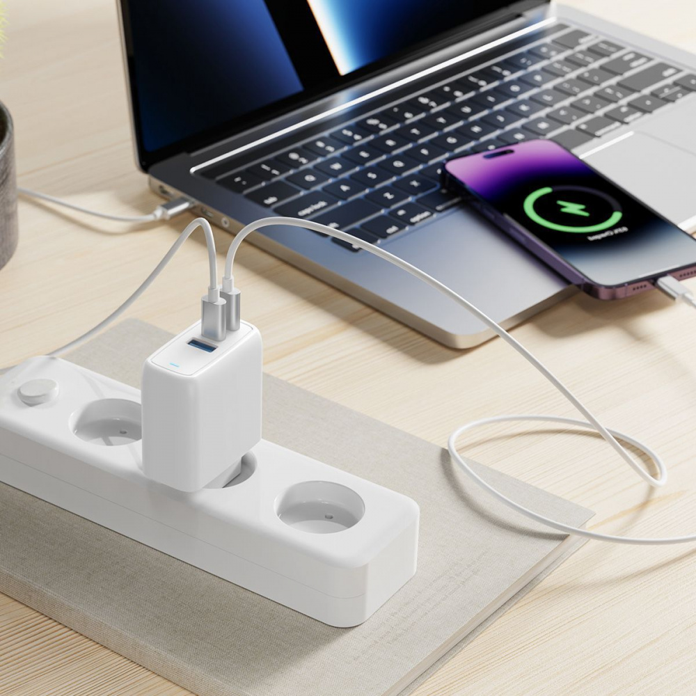 МЗП Proove Shot GaN 67W (2Type-C + USB) — Придбати в Україні - фото 1