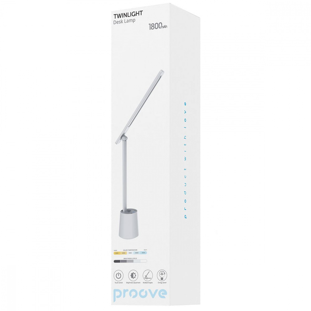 Настольная лампа Proove TwinLight 1800 mAh - фото 1