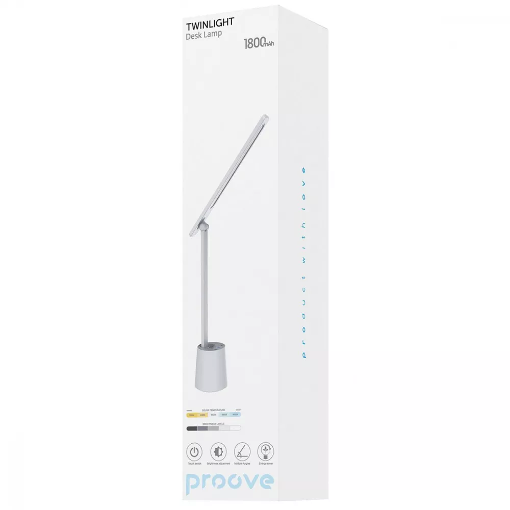 Настільна лампа Proove TwinLight 1800 mAh — Придбати в Україні