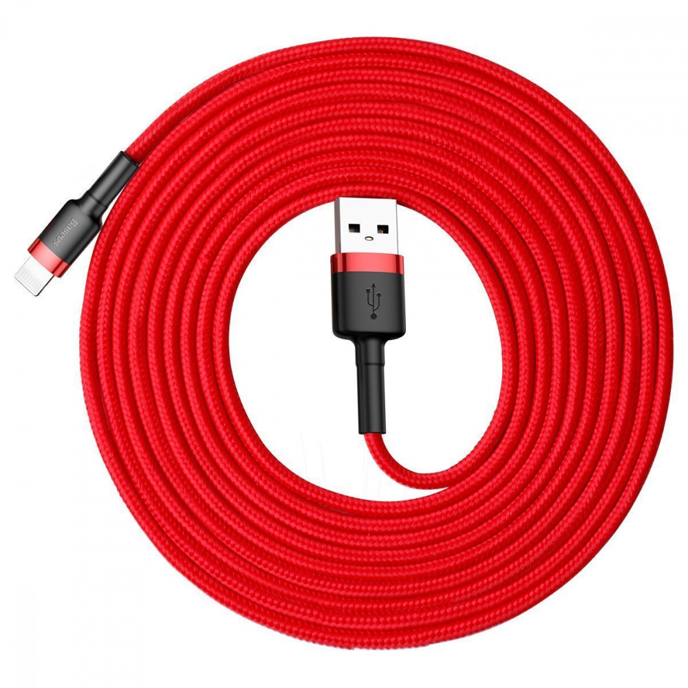 Кабель Baseus Cafule Lightning Cable 2A (3m) — Придбати в Україні - фото 5