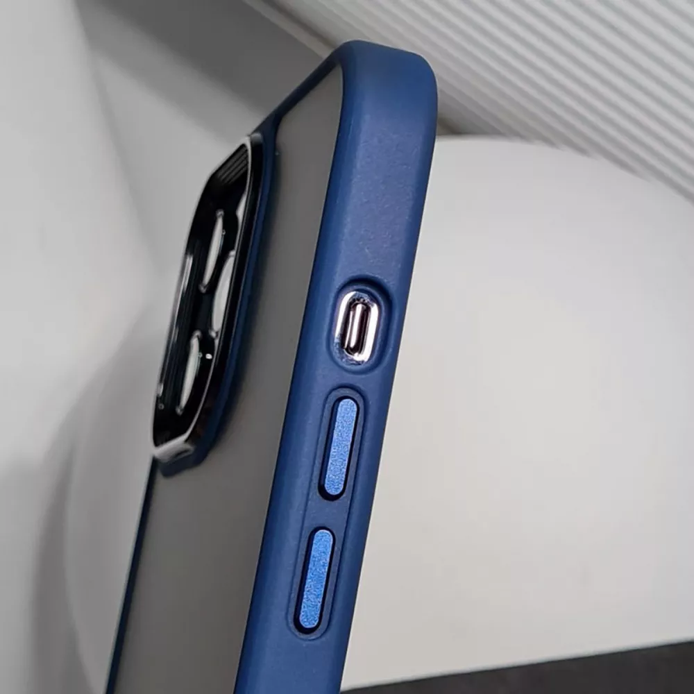 Чехол Shadow Matte Metal Buttons iPhone 13 Pro - фото 2