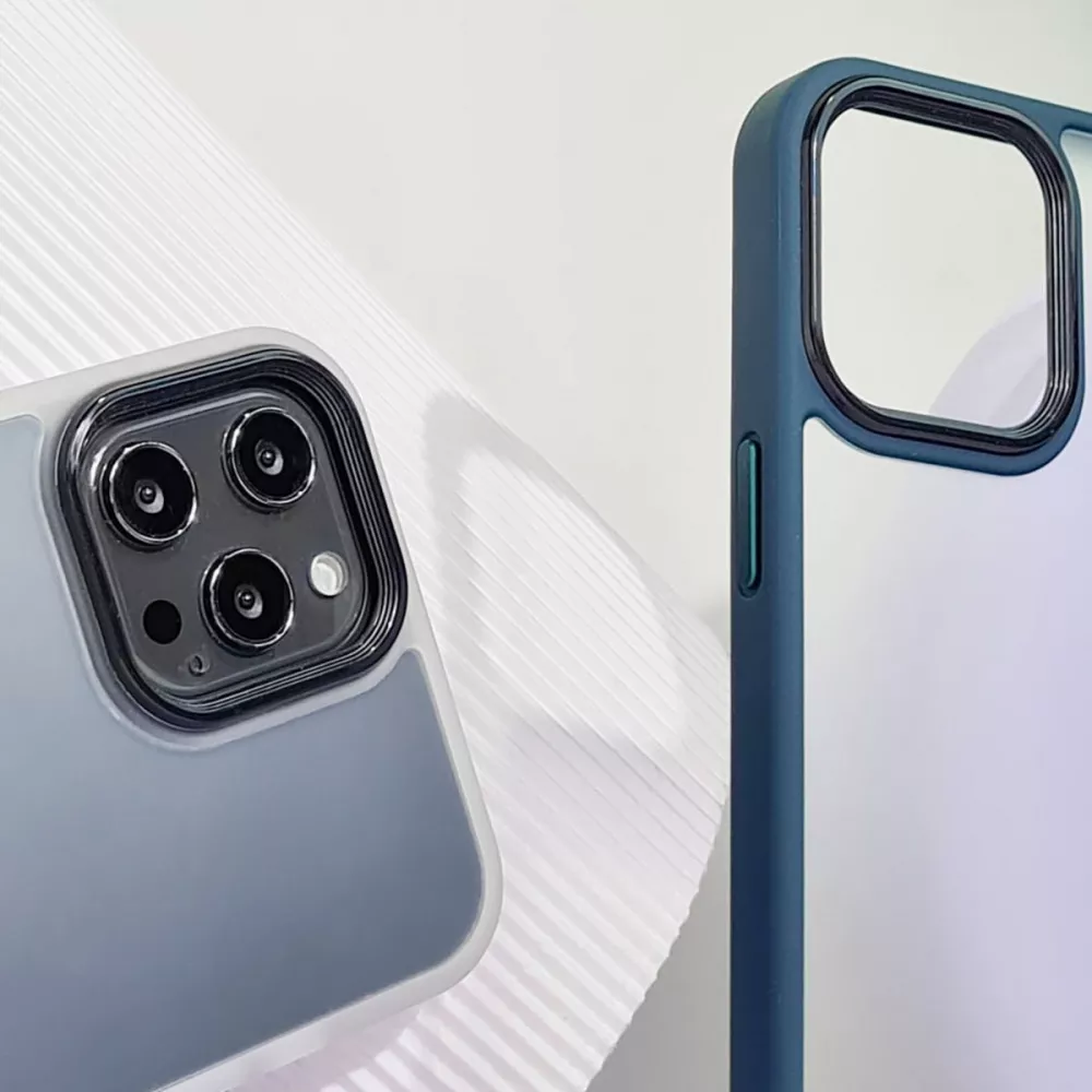 Чехол Shadow Matte Metal Buttons iPhone 13 Pro - фото 1