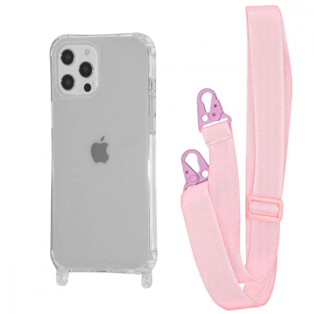Чехол WAVE Clear Case with Strap iPhone 12/12 Pro - фото 9