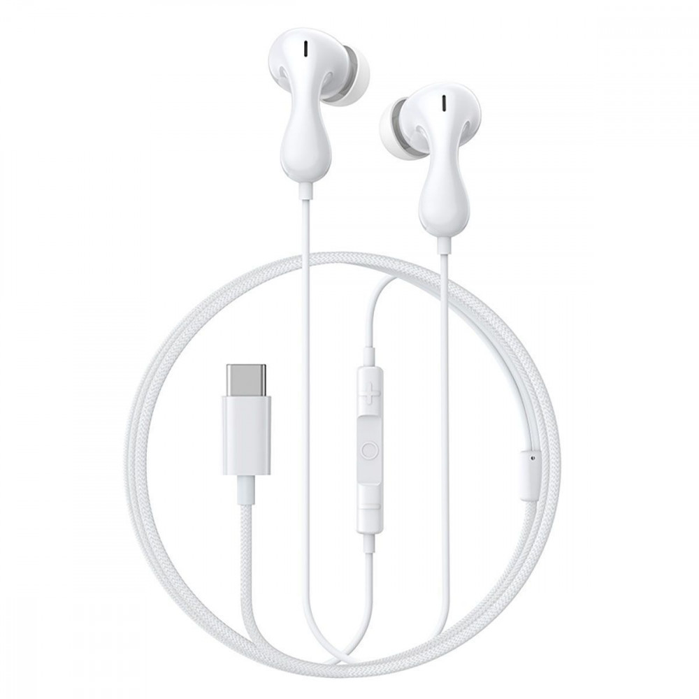 Навушники Baseus Encok HZ20 (3.5 mm) white (A00171500213-00) Білий на малюнкі №1