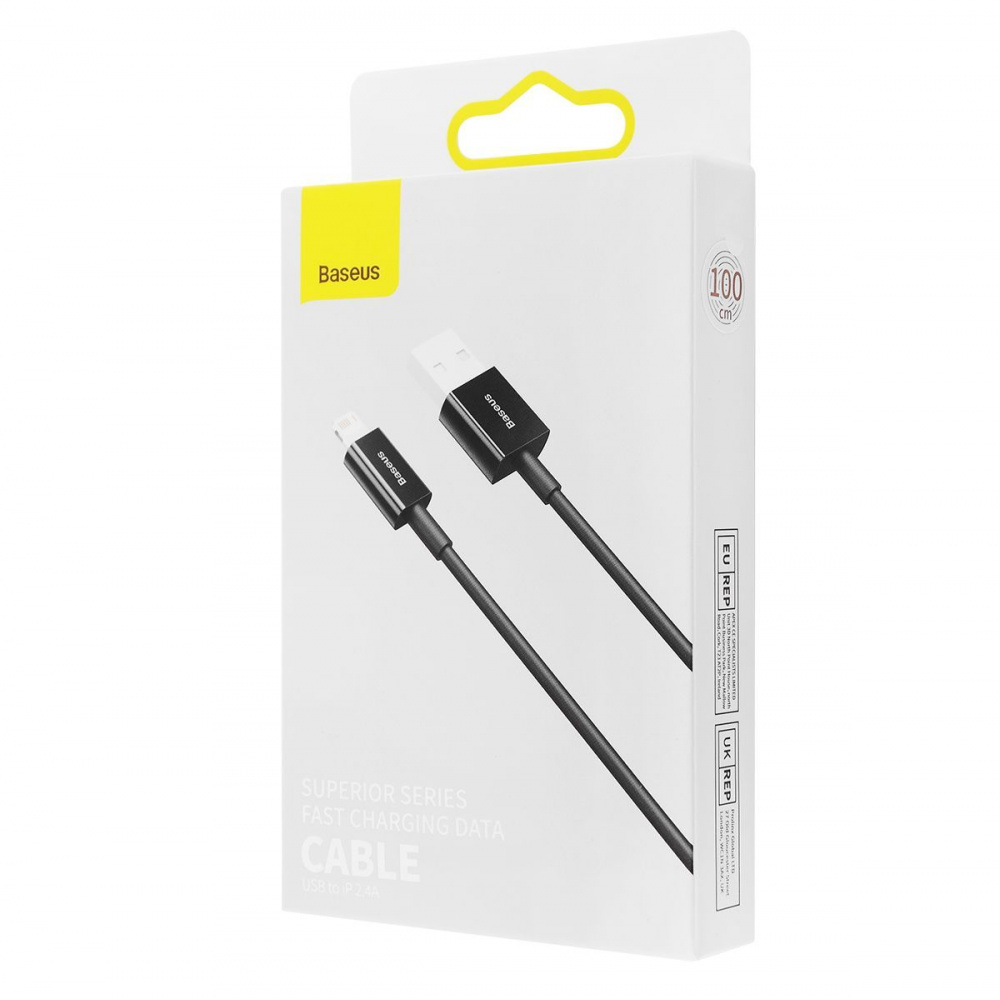 Кабель Baseus Superior Series Fast Charging Lightning 2.4A (1m) — Придбати в Україні - фото 1