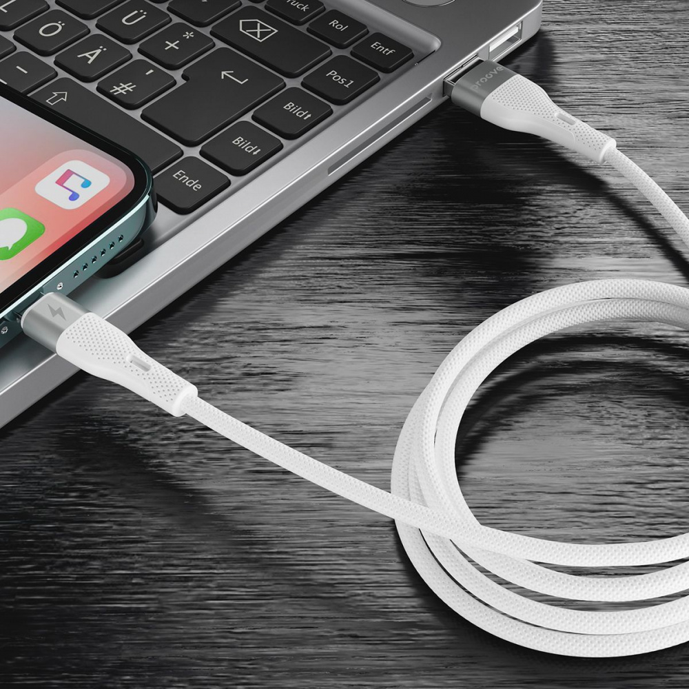 Кабель Proove Light Silicone USB to Type-C 2.4A (1m) — Придбати в Україні - фото 2