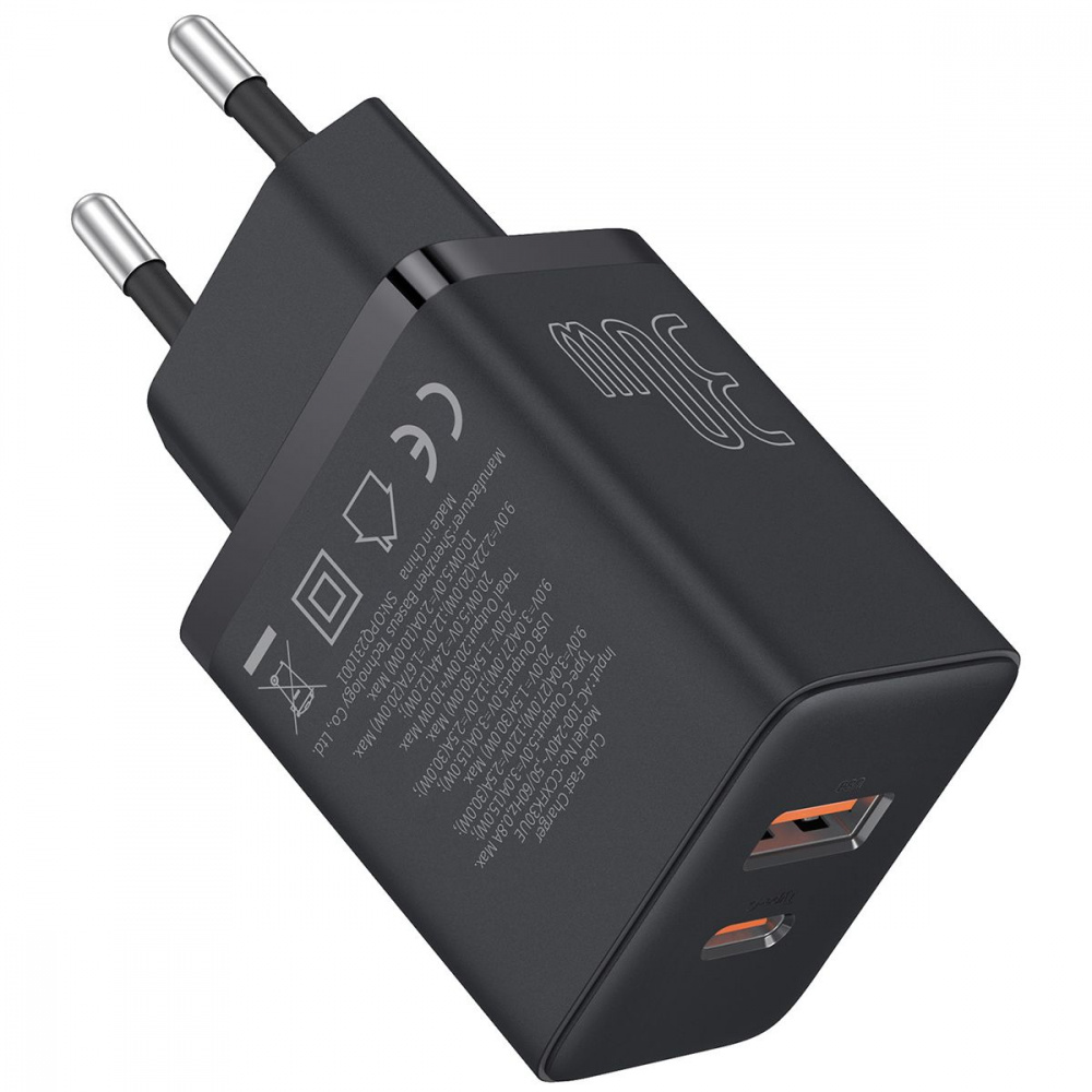 МЗП Baseus Cube Fast Charger 30W (Type-C + USB) — Придбати в Україні - фото 7