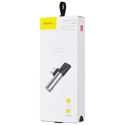 Купить Переходник AUX Baseus L41 Type-C to Type-C + 3.5mm 21766 - Ncase
