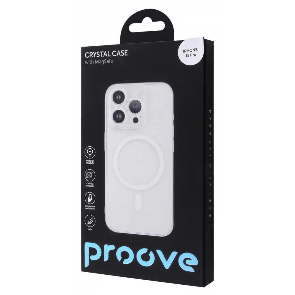 Чехол Proove Crystal Case with Magnetic Ring iPhone 15 Pro - фото 1