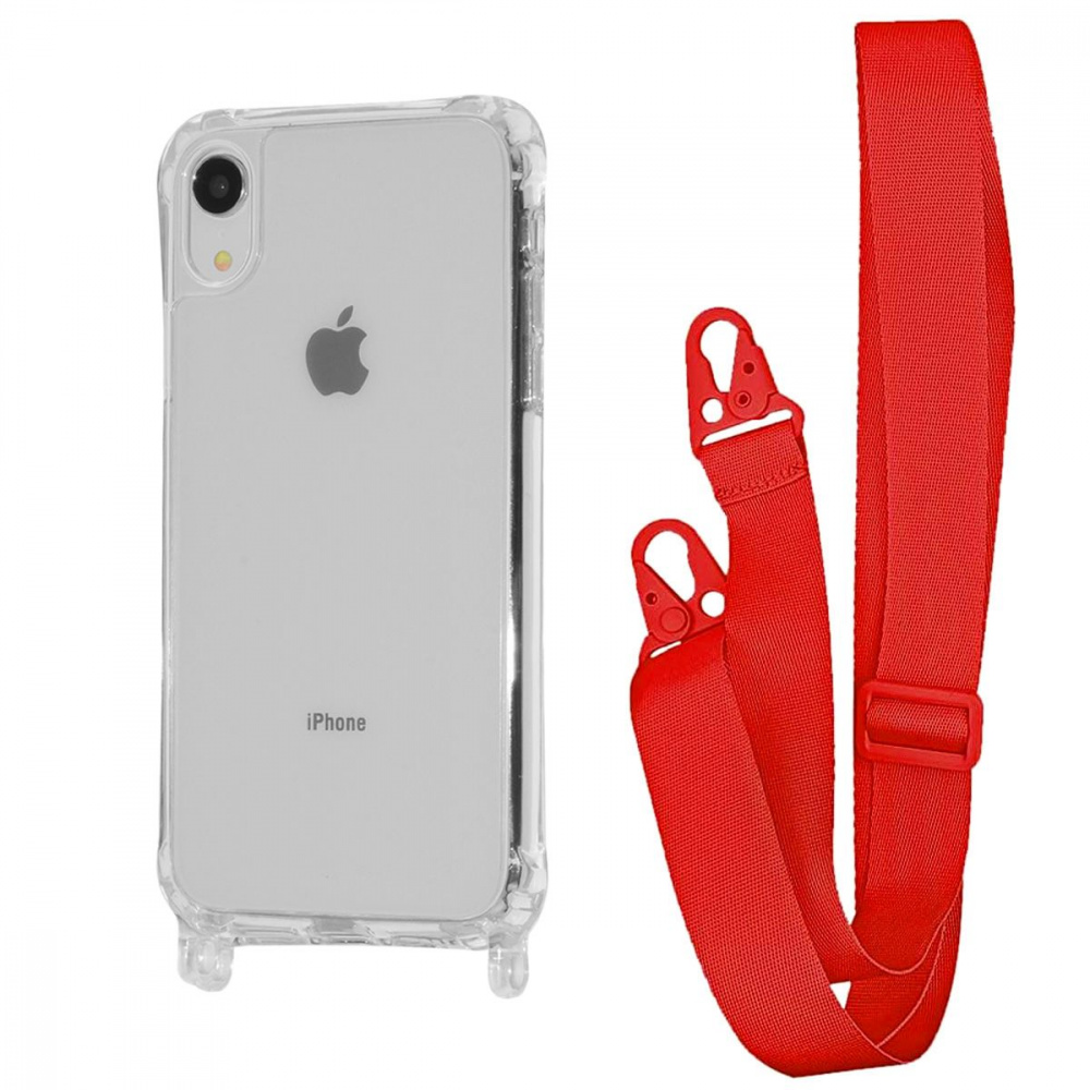 Чехол WAVE Clear Case with Strap iPhone Xr - фото 7