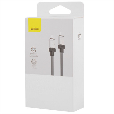 Кабель Baseus CoolPlay Series Fast Charging Type-C to Type-C 100W (2m) — Придбати в Україні