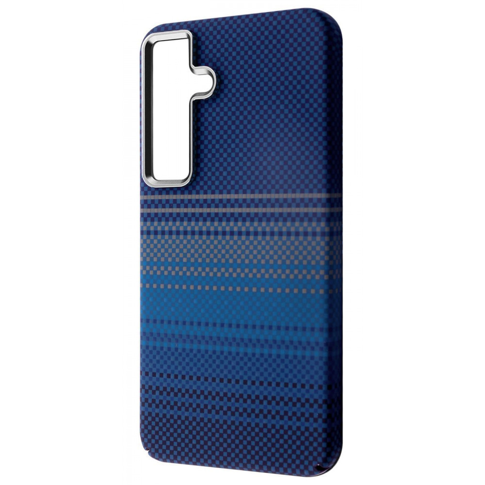 Чохол WAVE Gleam Case with Magnetic Ring Samsung Galaxy S24 Plus blue stripes на малюнкі №1