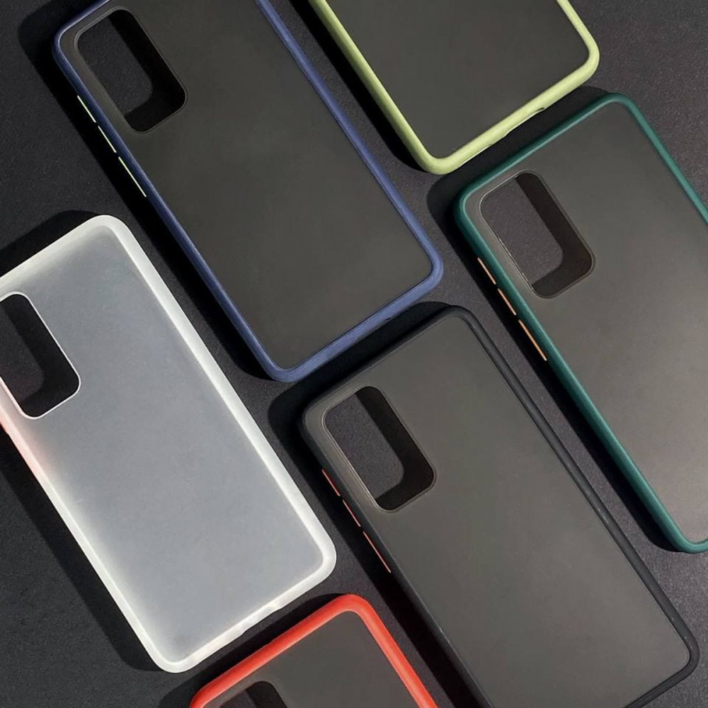 Чехол Matte Color Case (TPU) Xiaomi Mi 10 Lite - фото 1