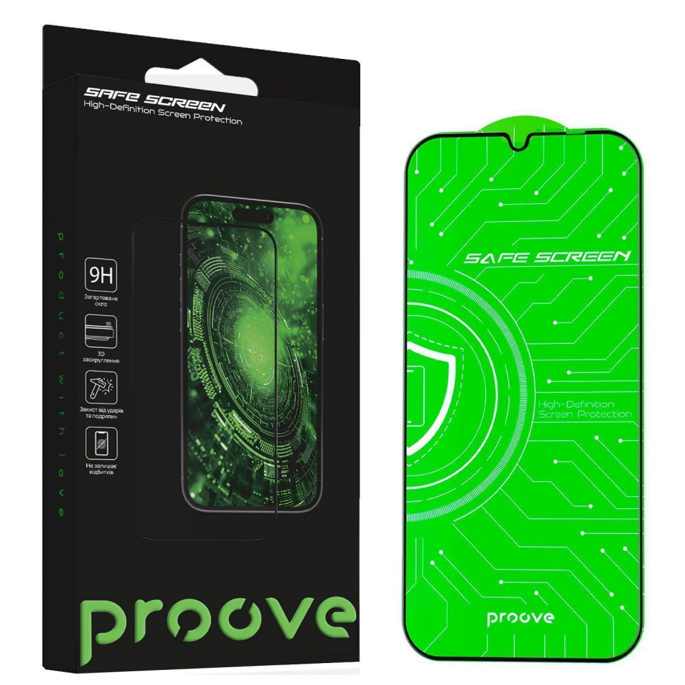 Защитное стекло Proove Safe Screen Xiaomi Redmi 15C 4G European/Poco C85 (173.2mm) (10pcs) - фото 6