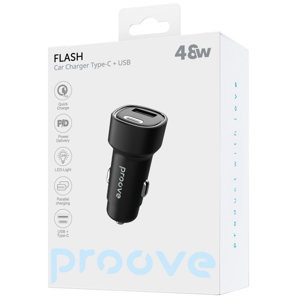 АЗУ Proove Flash 48W (Type-C + USB) - фото 1