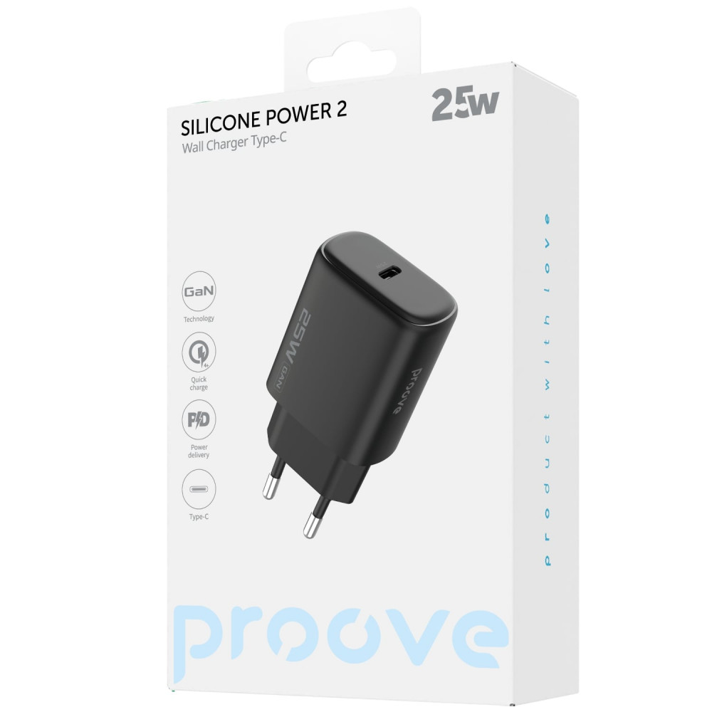 МЗП Proove Silicone Power 2 25W (Type-C) white на малюнкі №2