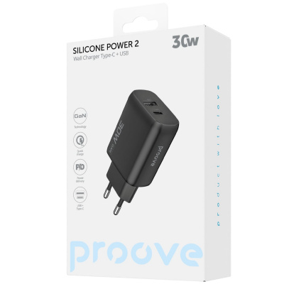 МЗП Proove Silicone Power 2 30W (Type-C + USB) — Придбати в Україні