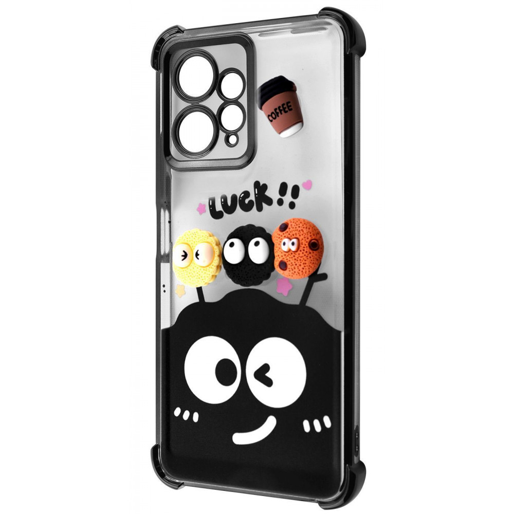 Чехол WAVE Winkie Xiaomi Redmi Note 12 4G black/splash на картинке №1