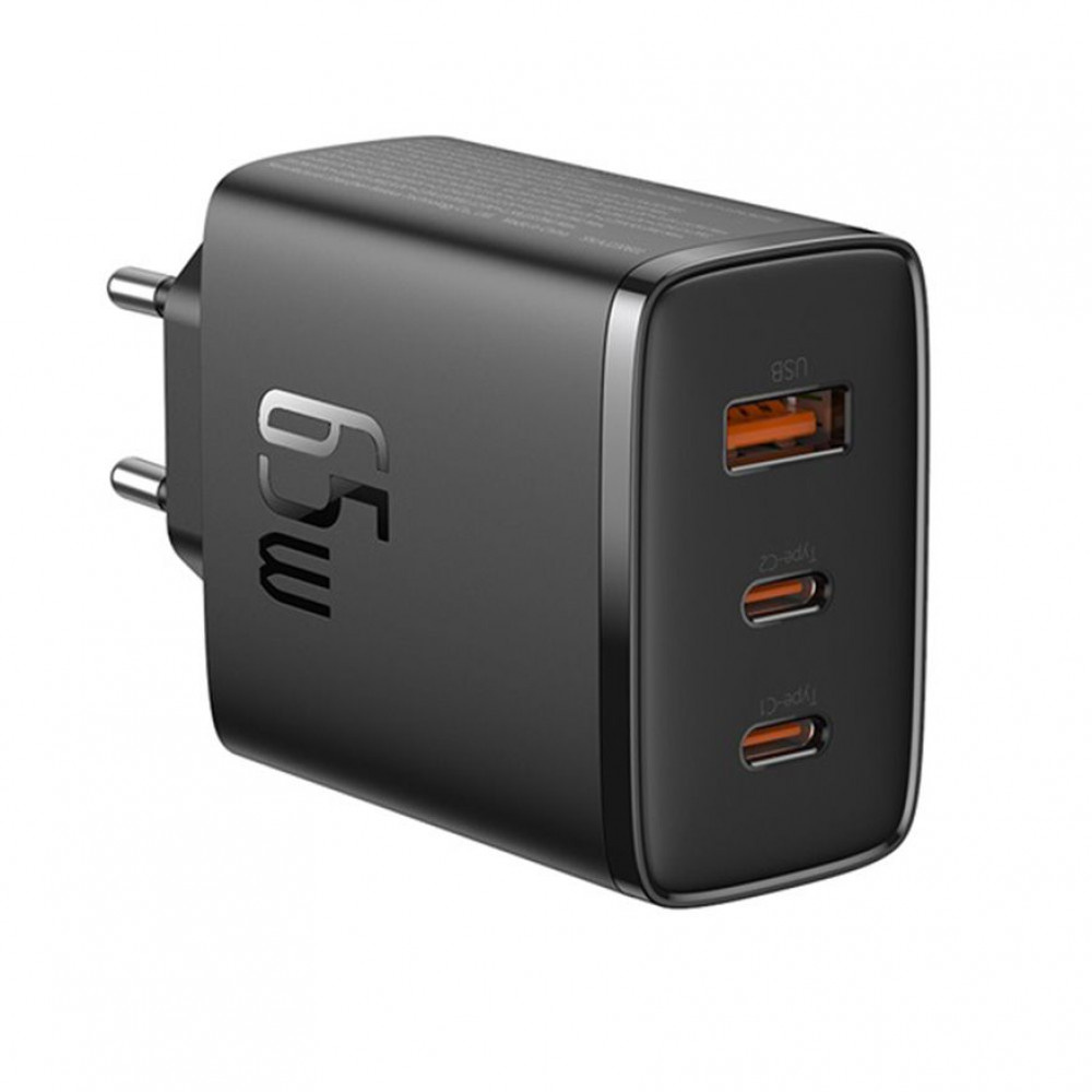 МЗП Baseus Cube Pro Fast Charger 65W (2 Type-C + USB) — Придбати в Україні - фото 4