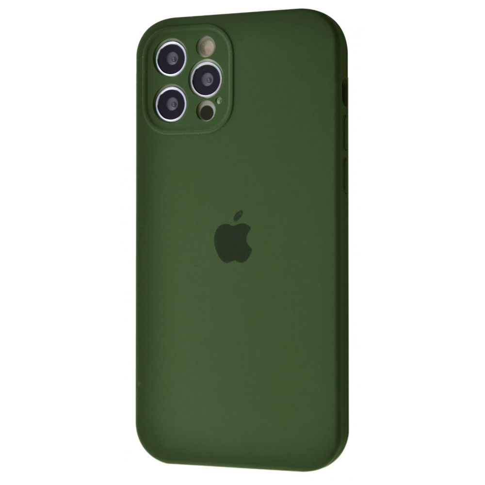 Чехол Silicone Case Camera Protection iPhone 12 Pro - фото 8