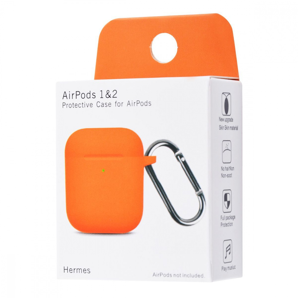 Чехол Silicone Case New for AirPods 1/2 - фото 1